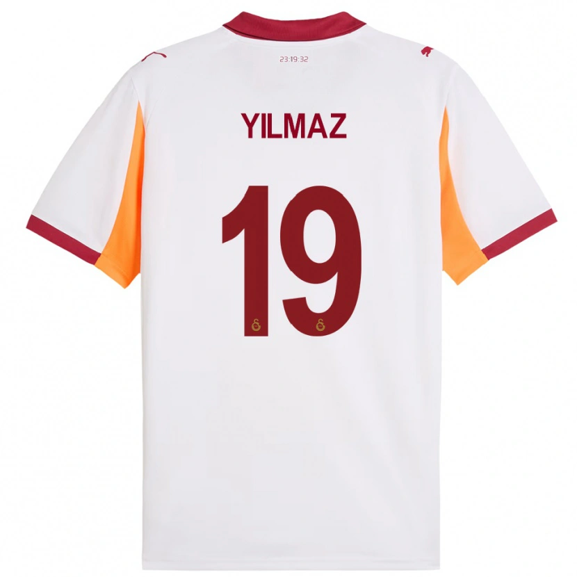 Danxen Herren Zehra Yılmaz #19 Weiß Rot Auswärtstrikot Trikot 2025/26 T-Shirt Schweiz