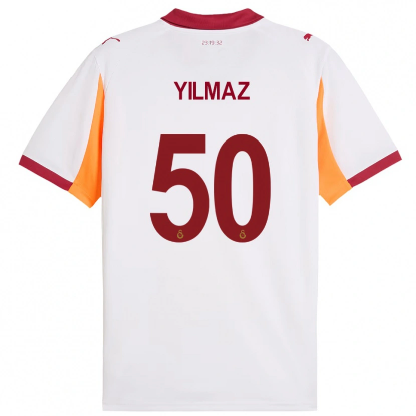 Danxen Herren Jankat Yılmaz #50 Weiß Rot Auswärtstrikot Trikot 2025/26 T-Shirt Schweiz