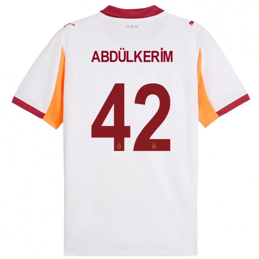 Danxen Herren Abdülkerim Bardakcı #42 Weiß Rot Auswärtstrikot Trikot 2025/26 T-Shirt Schweiz