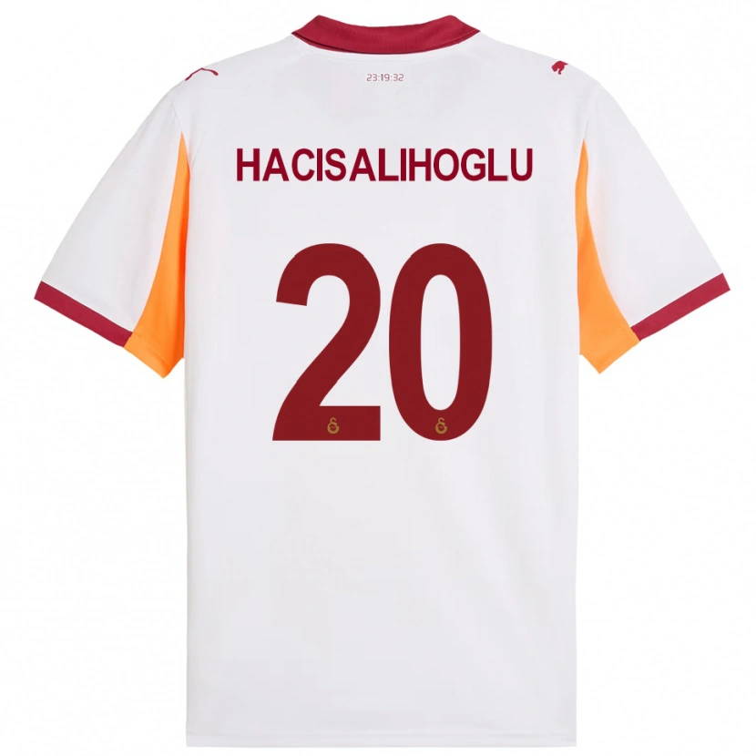 Danxen Herren Arda Hacisalihoglu #20 Weiß Rot Auswärtstrikot Trikot 2025/26 T-Shirt Schweiz