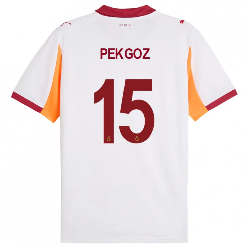 Danxen Herren Berra Pekgöz #15 Weiß Rot Auswärtstrikot Trikot 2025/26 T-Shirt Schweiz
