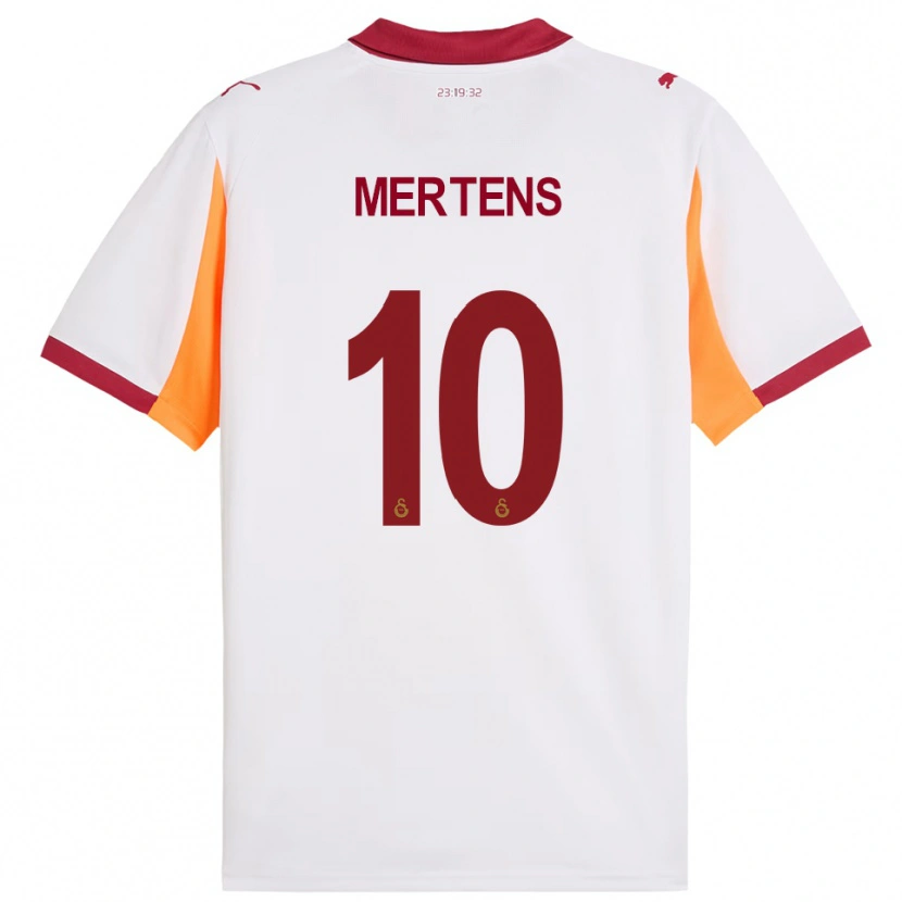 Danxen Herren Dries Mertens #10 Weiß Rot Auswärtstrikot Trikot 2025/26 T-Shirt Schweiz