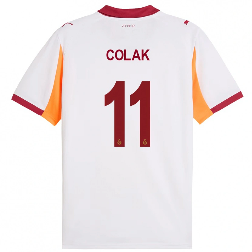 Danxen Herren Yiğit Çolak #11 Weiß Rot Auswärtstrikot Trikot 2025/26 T-Shirt Schweiz