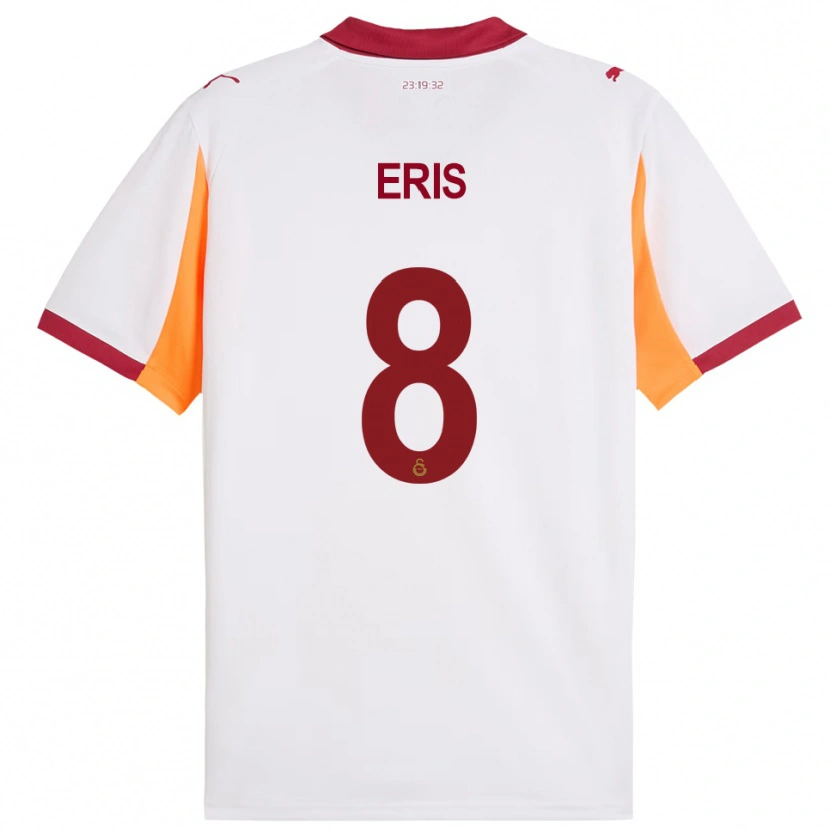 Danxen Herren Efe Eriş #8 Weiß Rot Auswärtstrikot Trikot 2025/26 T-Shirt Schweiz