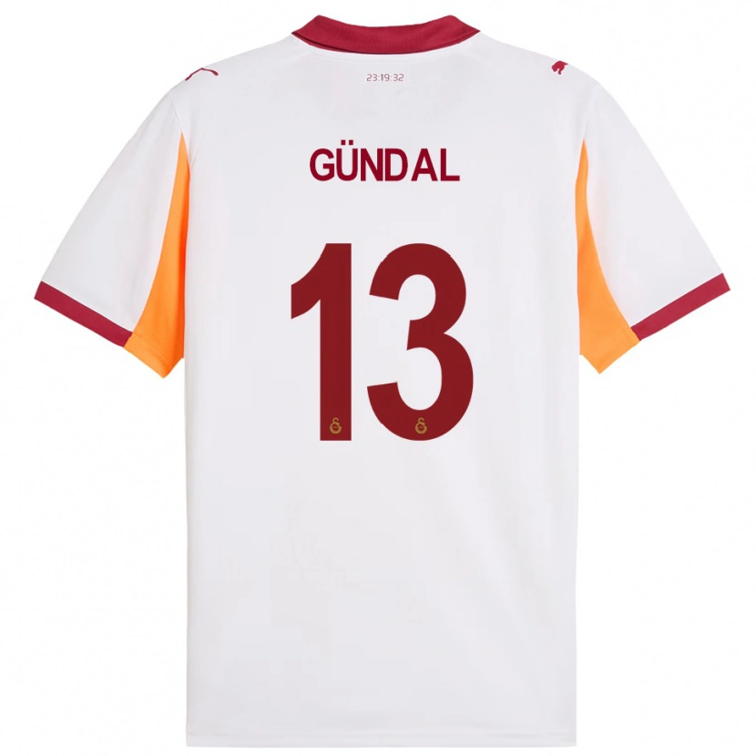 Danxen Herren Efe Gündal #13 Weiß Rot Auswärtstrikot Trikot 2025/26 T-Shirt Schweiz