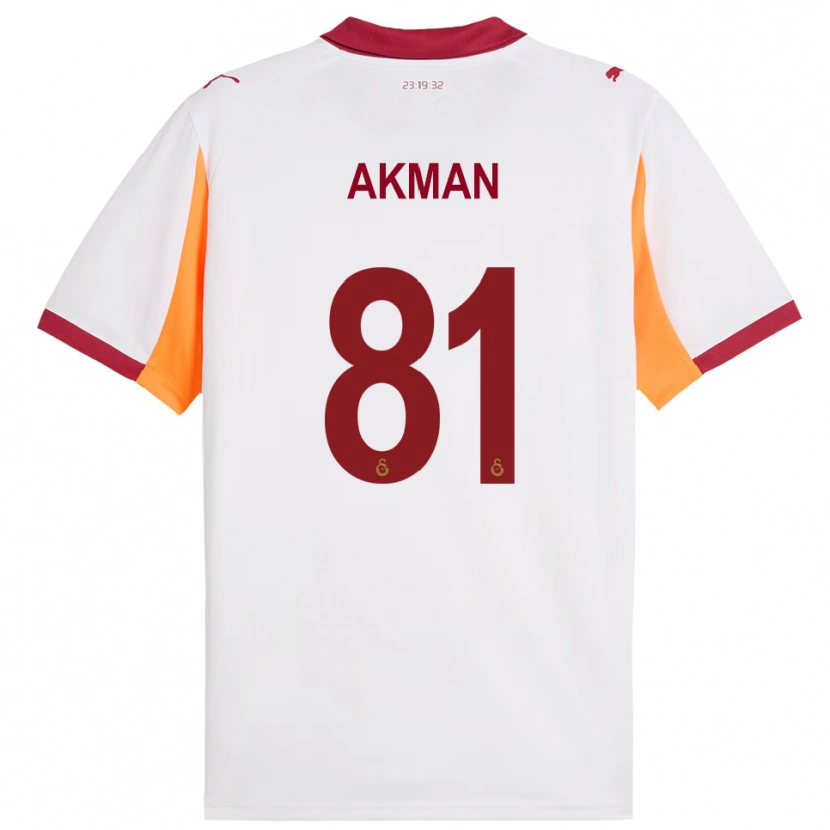 Danxen Herren Hamza Akman #81 Weiß Rot Auswärtstrikot Trikot 2025/26 T-Shirt Schweiz