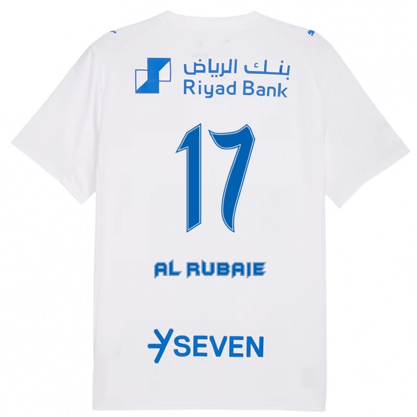 Danxen Herren Mohammed Al-Yami #17 Weiß Blau Auswärtstrikot Trikot 2025/26 T-Shirt Schweiz
