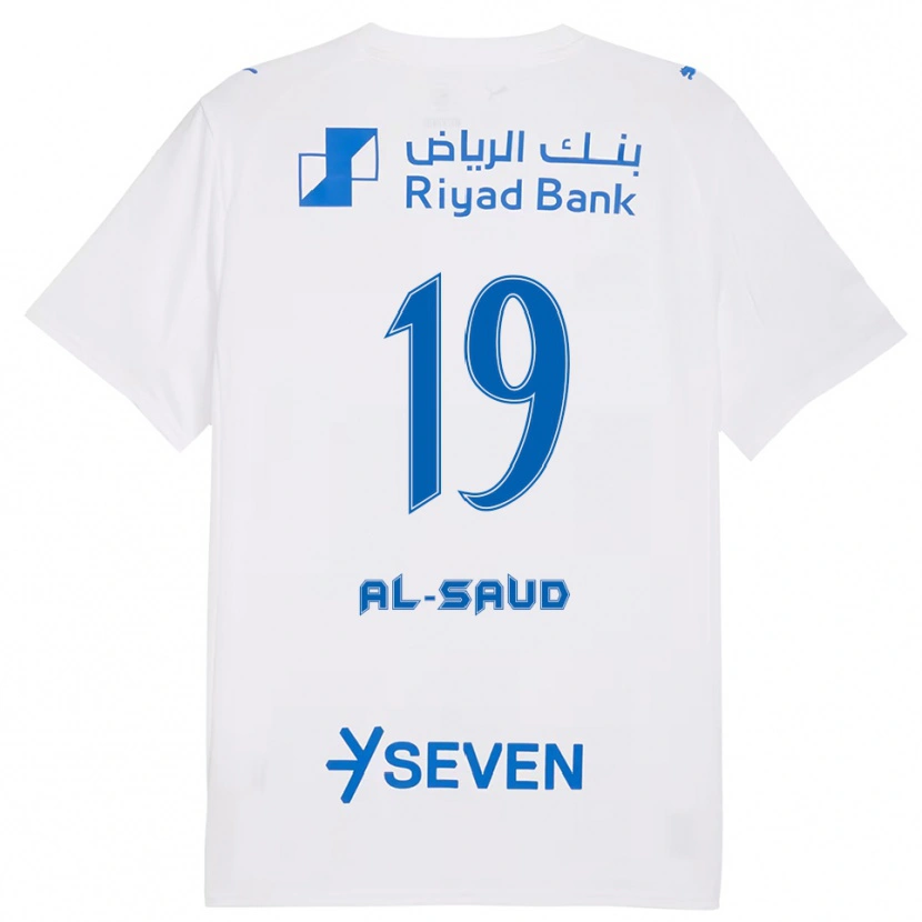 Danxen Herren Manal Al-Saud #19 Weiß Blau Auswärtstrikot Trikot 2025/26 T-Shirt Schweiz
