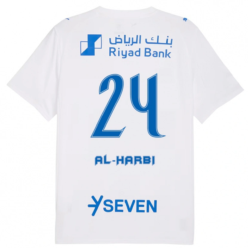Danxen Herren Moteb Al-Harbi #24 Weiß Blau Auswärtstrikot Trikot 2025/26 T-Shirt Schweiz