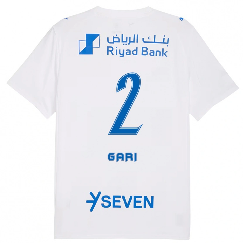 Danxen Herren Fatimah Gari #2 Weiß Blau Auswärtstrikot Trikot 2025/26 T-Shirt Schweiz