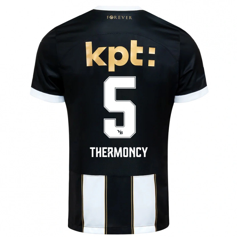 Danxen Herren Keeto Thermoncy #5 Schwarz Weiß Auswärtstrikot Trikot 2025/26 T-Shirt Schweiz