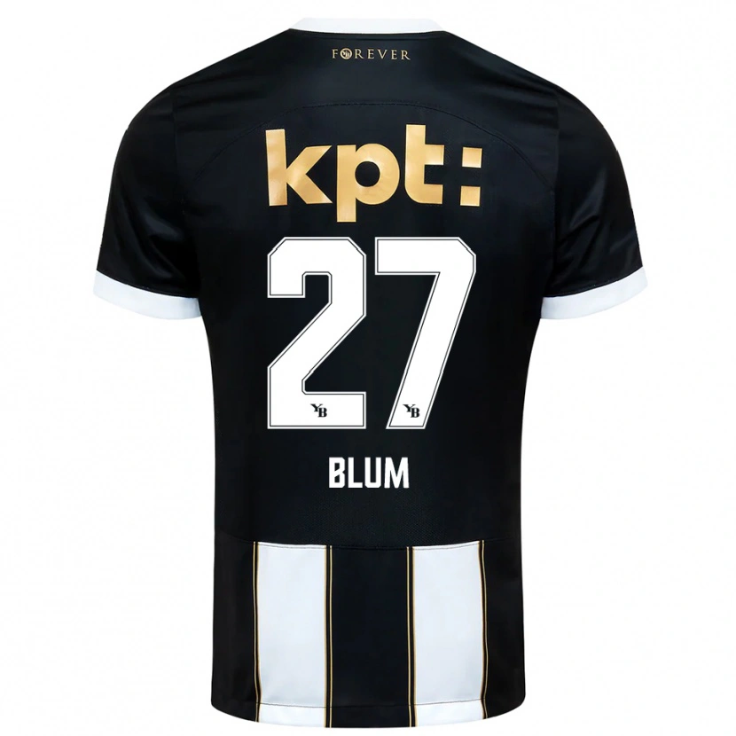 Danxen Herren Lewin Blum #27 Schwarz Weiß Auswärtstrikot Trikot 2025/26 T-Shirt Schweiz