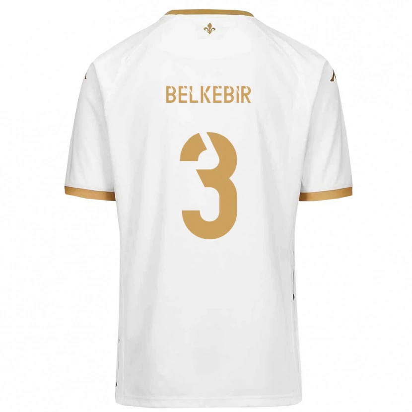 Danxen Herren Bilel Belkebir #3 Weiß Gold Auswärtstrikot Trikot 2025/26 T-Shirt Schweiz