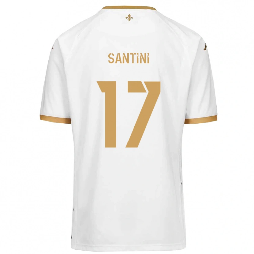 Danxen Herren Jérémi Santini #17 Weiß Gold Auswärtstrikot Trikot 2025/26 T-Shirt Schweiz