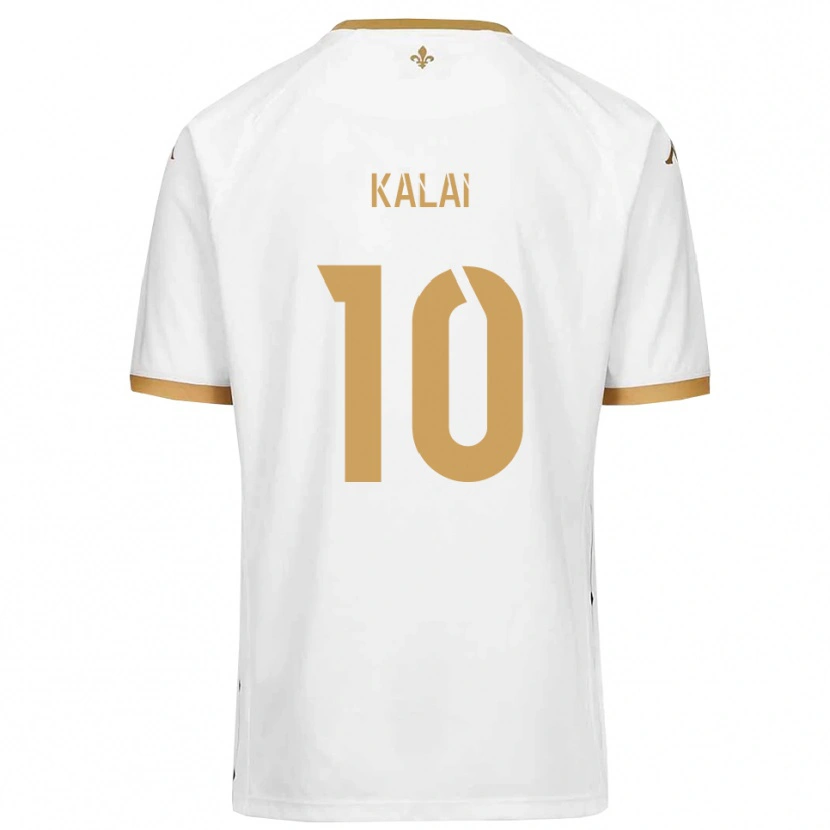 Danxen Herren Jawed Kalai #10 Weiß Gold Auswärtstrikot Trikot 2025/26 T-Shirt Schweiz
