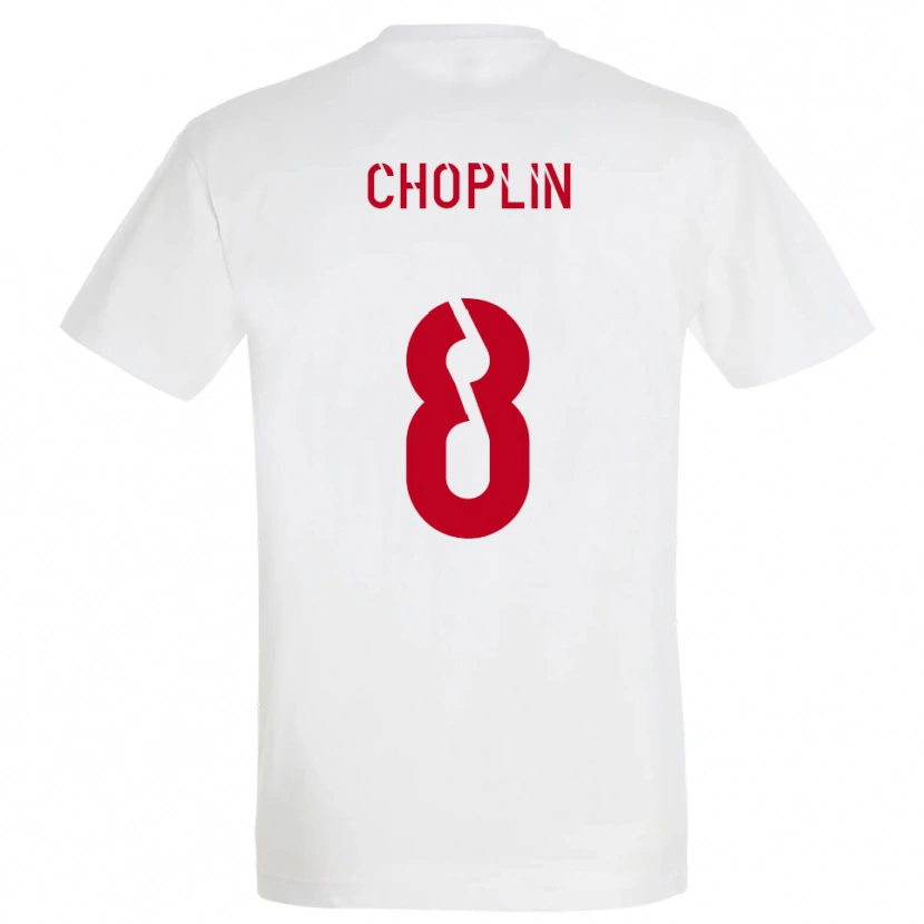 Danxen Herren Romain Choplin #8 Weiß Rot Gelb Auswärtstrikot Trikot 2025/26 T-Shirt Schweiz