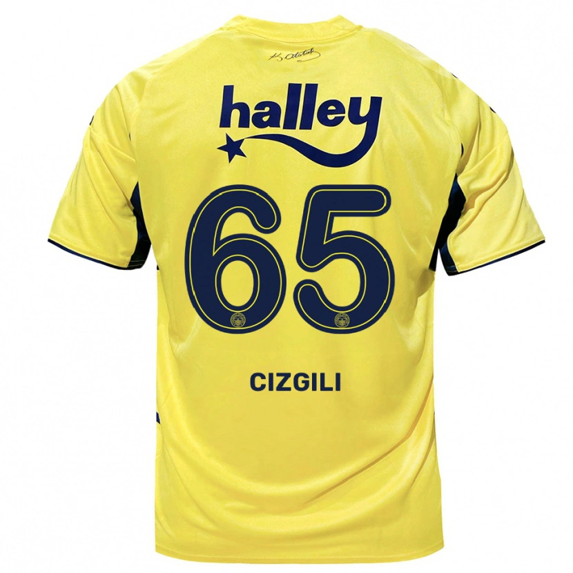 Danxen Herren Muharrem Cizgili #65 Gelb Marineblau Auswärtstrikot Trikot 2025/26 T-Shirt Schweiz
