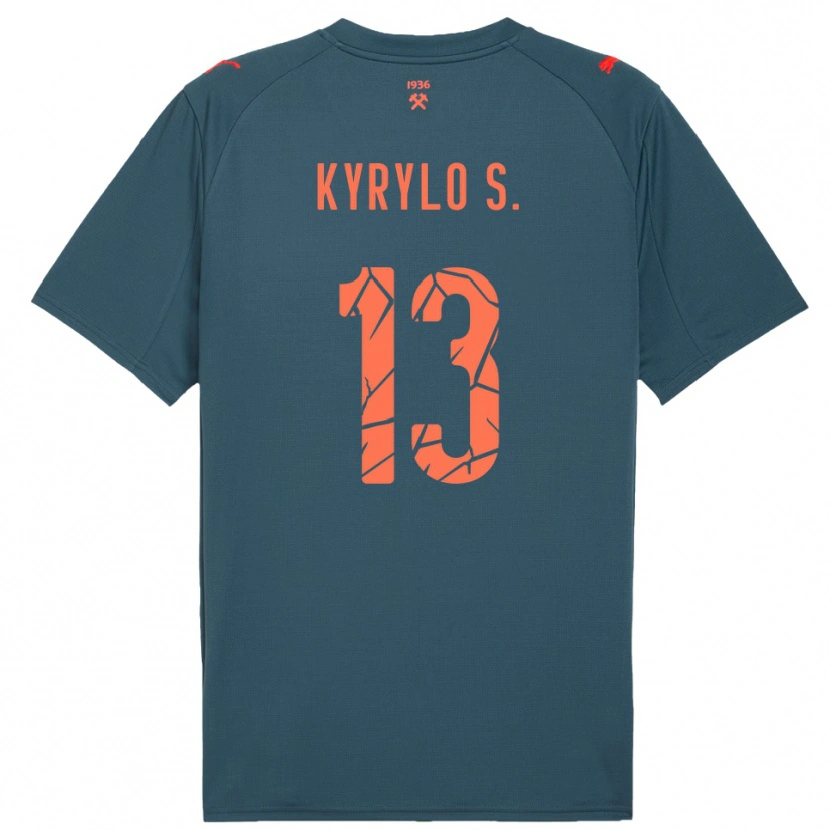 Danxen Herren Kyrylo Savchenko #13 Marineblau Rot Auswärtstrikot Trikot 2025/26 T-Shirt Schweiz