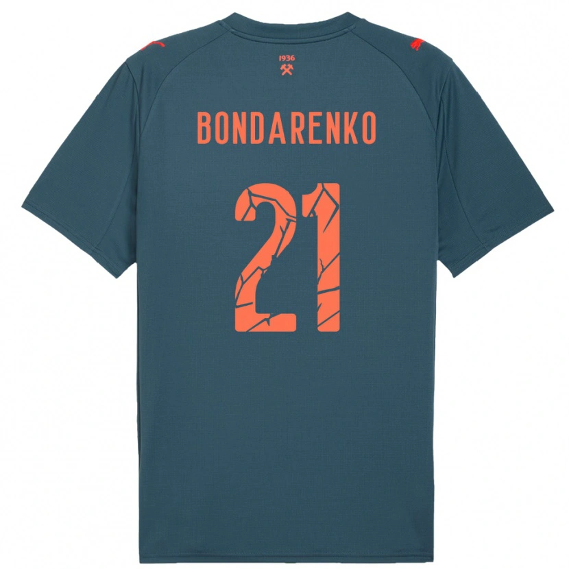 Danxen Herren Artem Bondarenko #21 Marineblau Rot Auswärtstrikot Trikot 2025/26 T-Shirt Schweiz