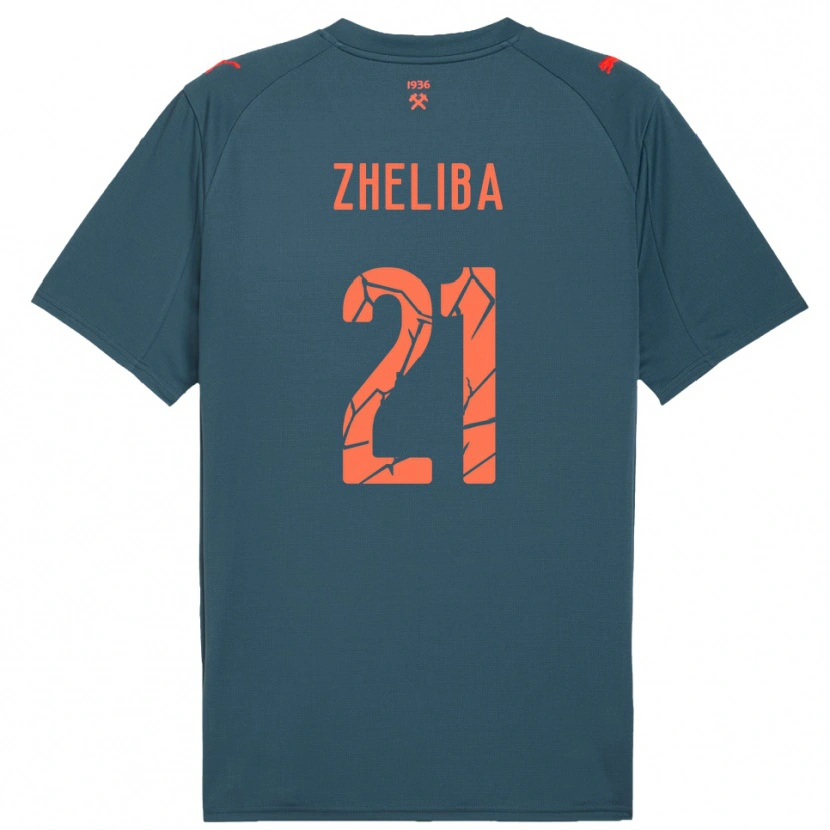Danxen Herren Yan Zheliba #21 Marineblau Rot Auswärtstrikot Trikot 2025/26 T-Shirt Schweiz