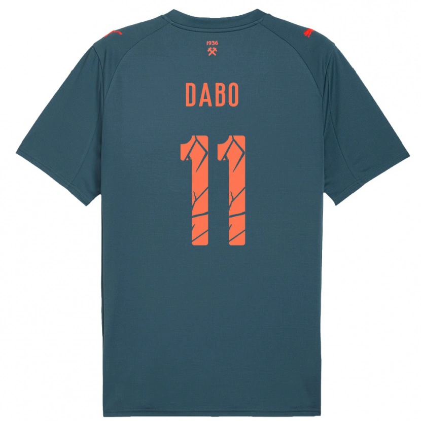 Danxen Herren Ibrahima Dabo #11 Marineblau Rot Auswärtstrikot Trikot 2025/26 T-Shirt Schweiz