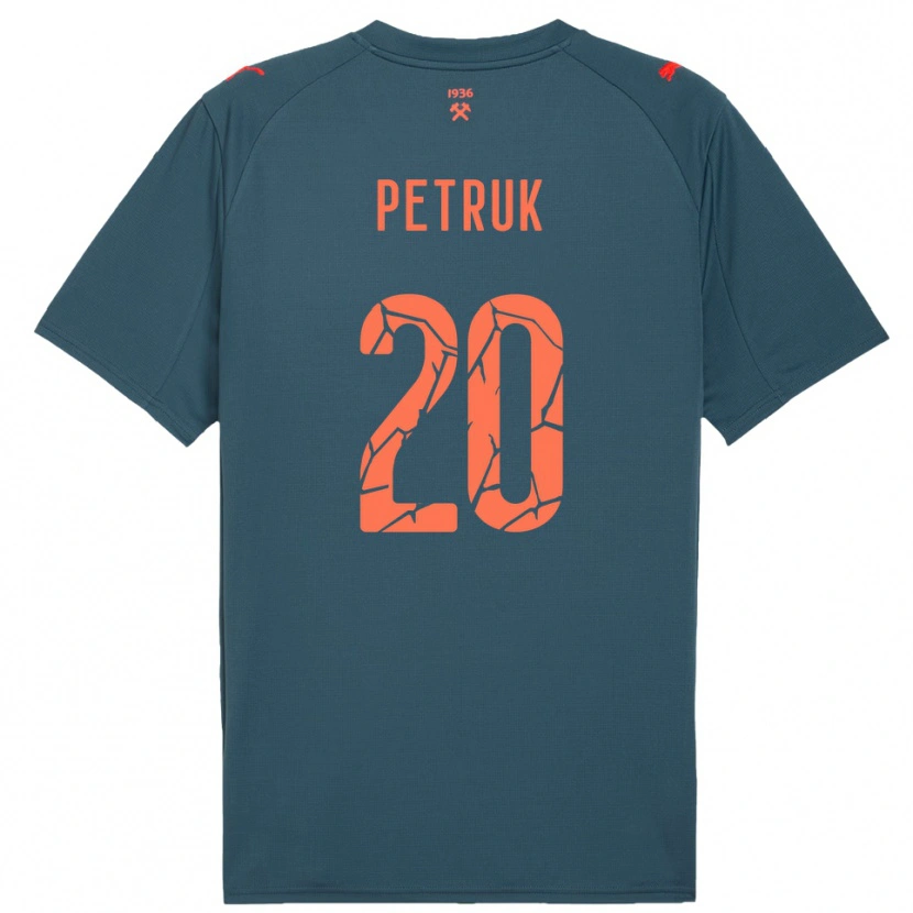 Danxen Herren Denys Petruk #20 Marineblau Rot Auswärtstrikot Trikot 2025/26 T-Shirt Schweiz
