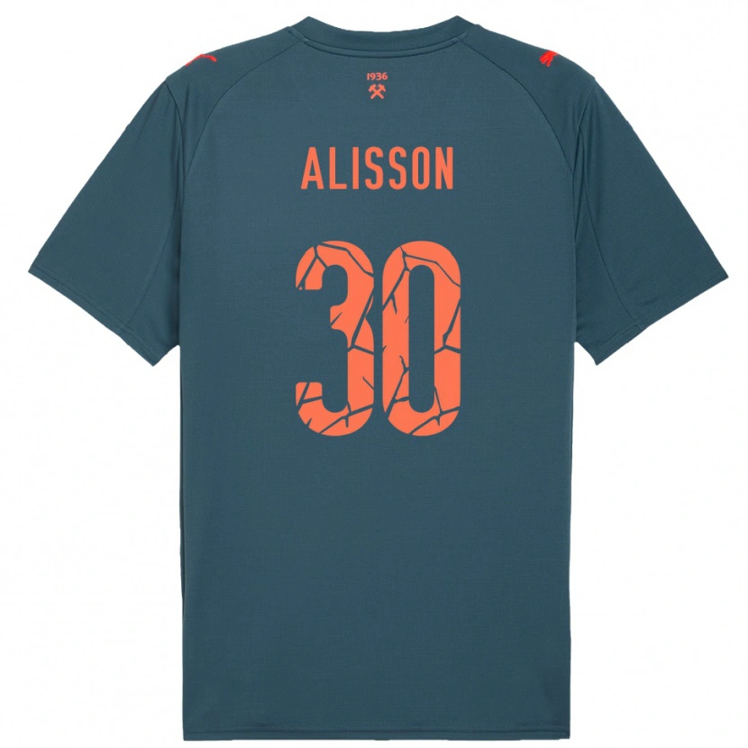 Danxen Herren Alisson #30 Marineblau Rot Auswärtstrikot Trikot 2025/26 T-Shirt Schweiz