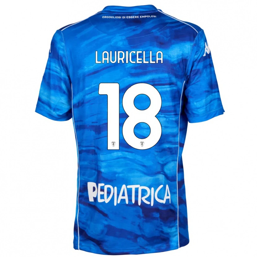 Danxen Damen Giovanni Lauricella #18 Blau Weiß Heimtrikot Trikot 2025/26 T-Shirt Schweiz