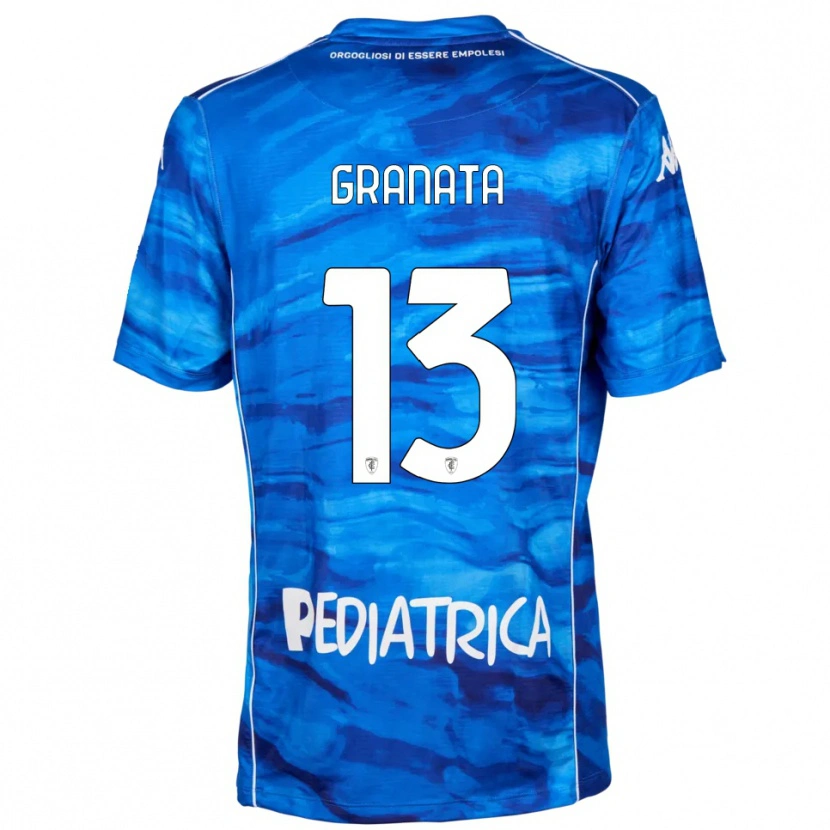 Danxen Damen Giorgio Granata #13 Blau Weiß Heimtrikot Trikot 2025/26 T-Shirt Schweiz