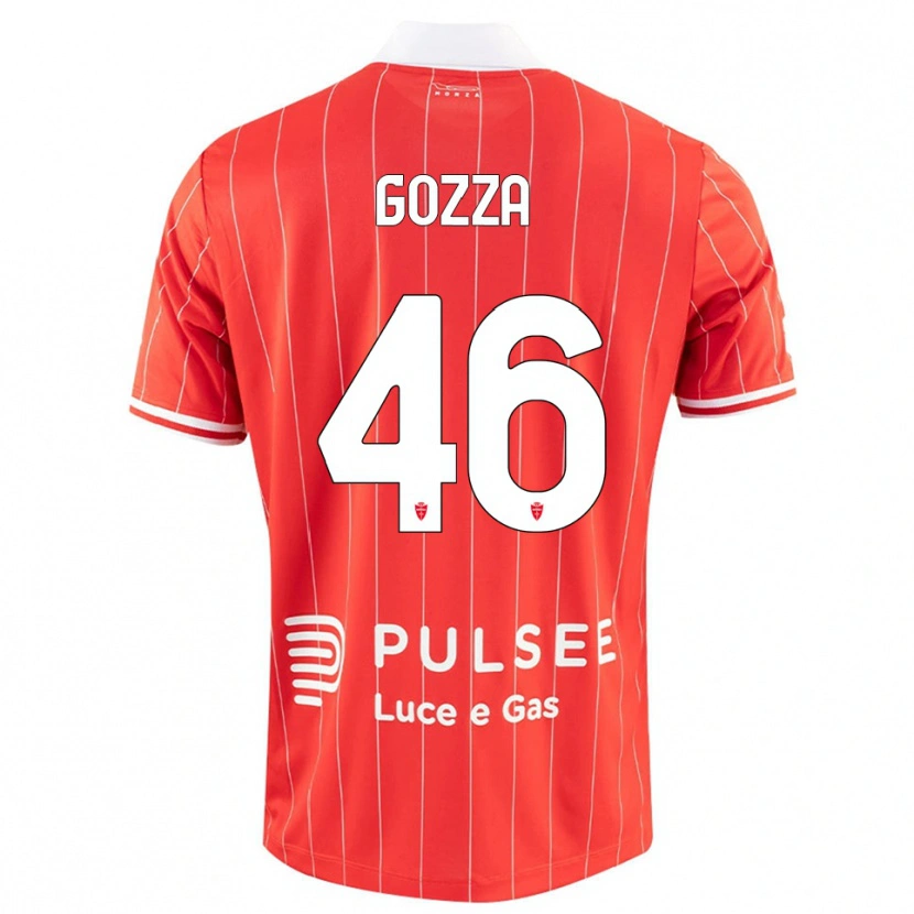 Danxen Damen Luca Gozza #46 Rot Weiß Heimtrikot Trikot 2025/26 T-Shirt Schweiz