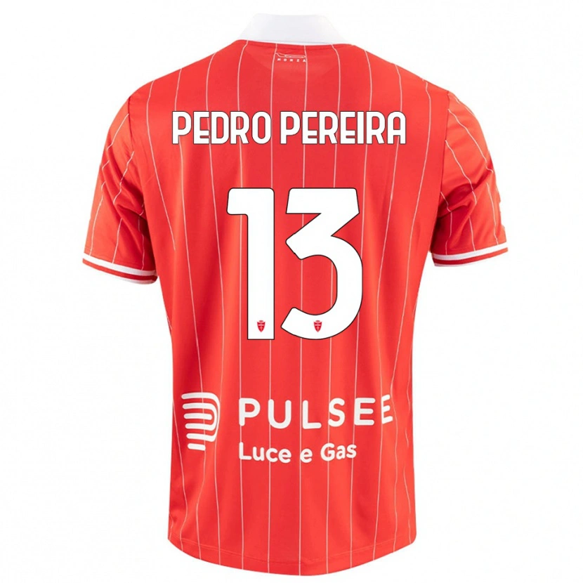 Danxen Damen Pedro Pereira #13 Rot Weiß Heimtrikot Trikot 2025/26 T-Shirt Schweiz