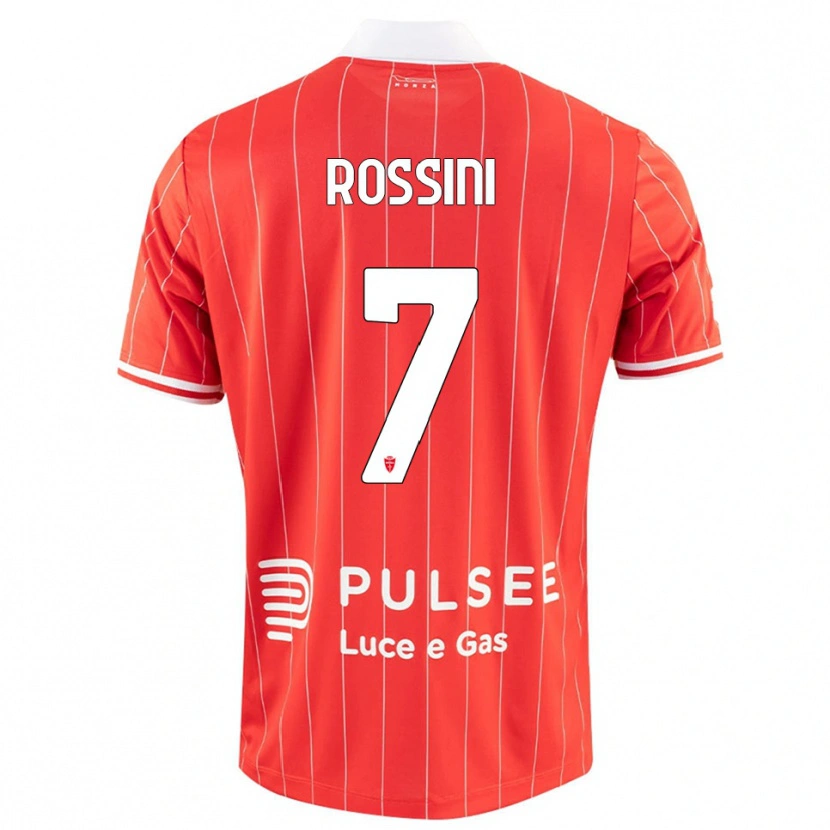 Danxen Damen Luca Rossini #7 Rot Weiß Heimtrikot Trikot 2025/26 T-Shirt Schweiz