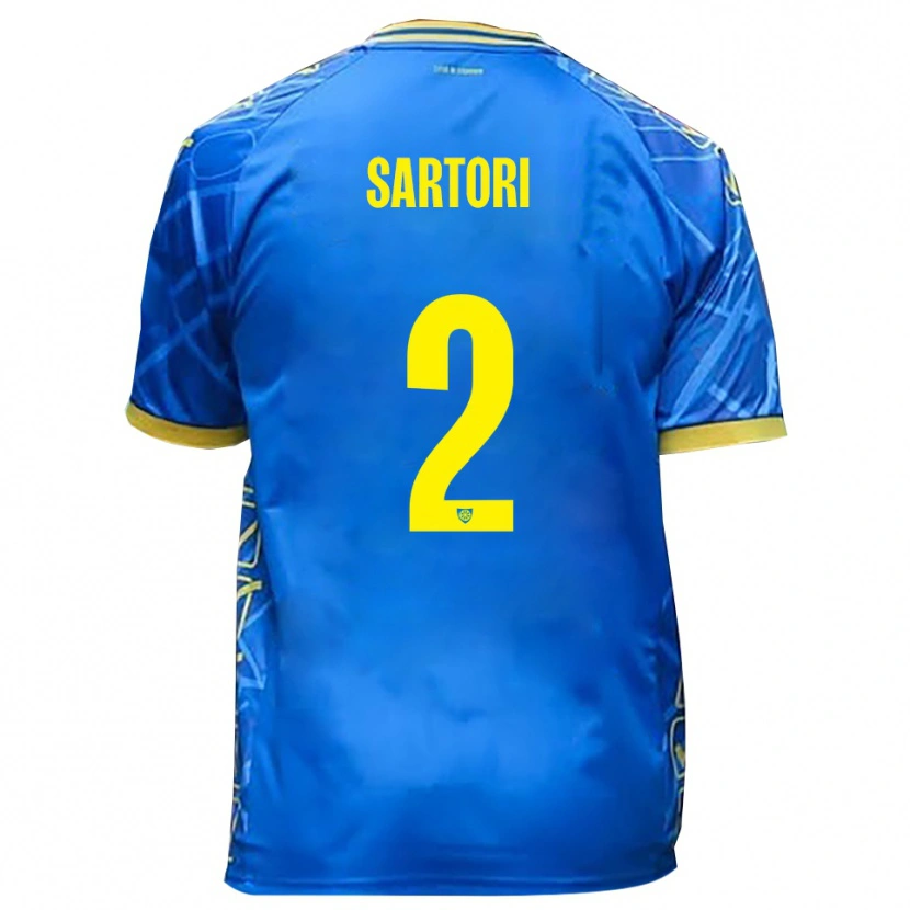 Danxen Damen Edoardo Sartori #2 Himmelblau Gelb Heimtrikot Trikot 2025/26 T-Shirt Schweiz