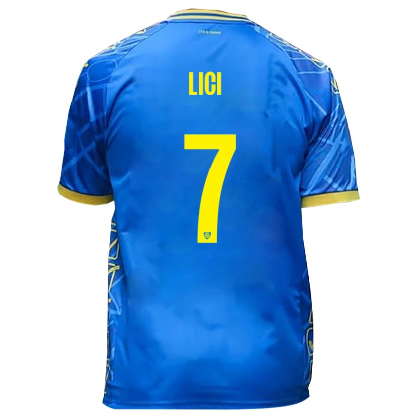 Danxen Damen Alessio Lici #7 Himmelblau Gelb Heimtrikot Trikot 2025/26 T-Shirt Schweiz