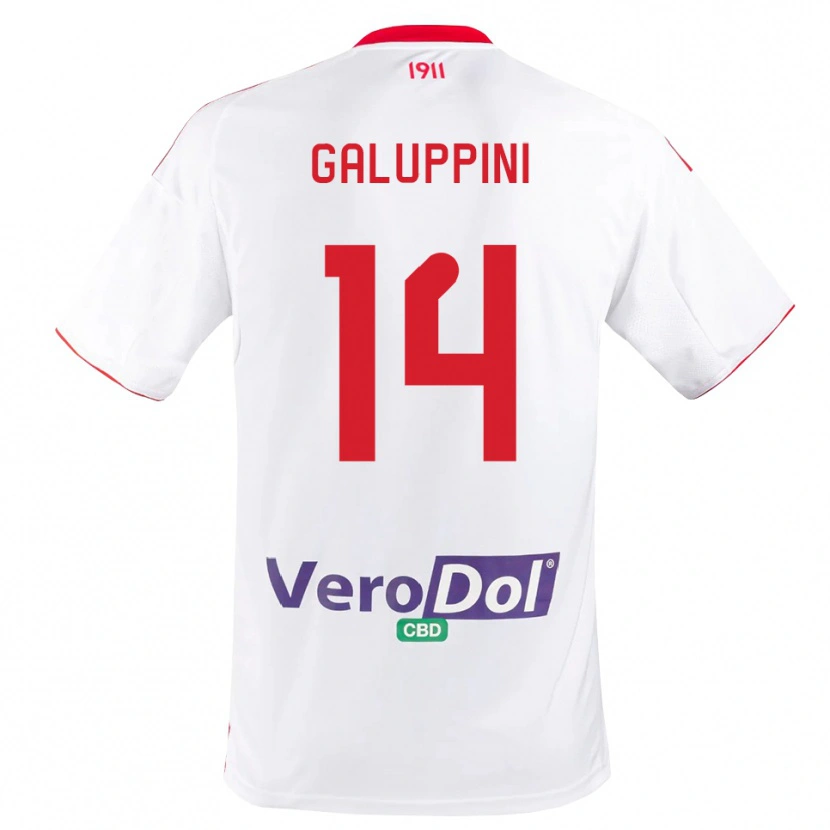Danxen Damen Francesco Galuppini #14 Weiß Rot Heimtrikot Trikot 2025/26 T-Shirt Schweiz