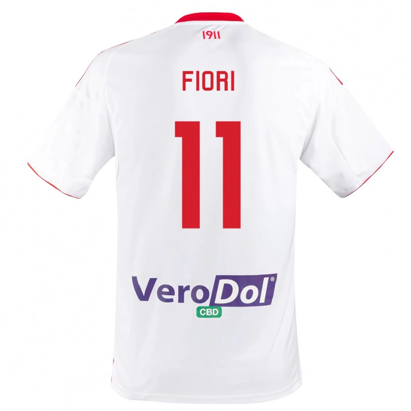 Danxen Damen Antonio Fiori #11 Weiß Rot Heimtrikot Trikot 2025/26 T-Shirt Schweiz