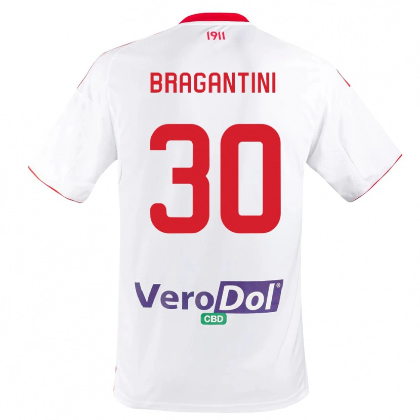 Danxen Damen Davide Bragantini #30 Weiß Rot Heimtrikot Trikot 2025/26 T-Shirt Schweiz