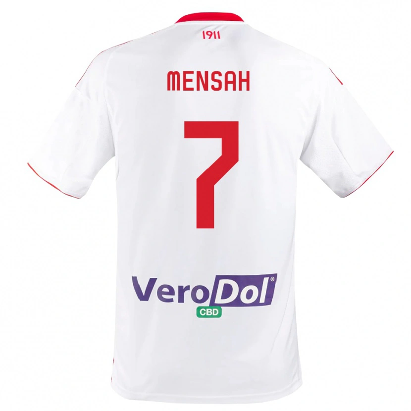 Danxen Damen Davis Mensah #7 Weiß Rot Heimtrikot Trikot 2025/26 T-Shirt Schweiz
