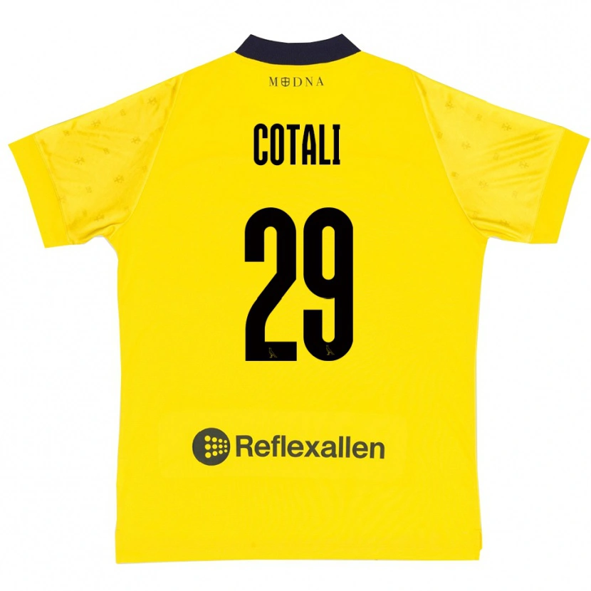 Danxen Damen Matteo Cotali #29 Gelb Marineblau Heimtrikot Trikot 2025/26 T-Shirt Schweiz