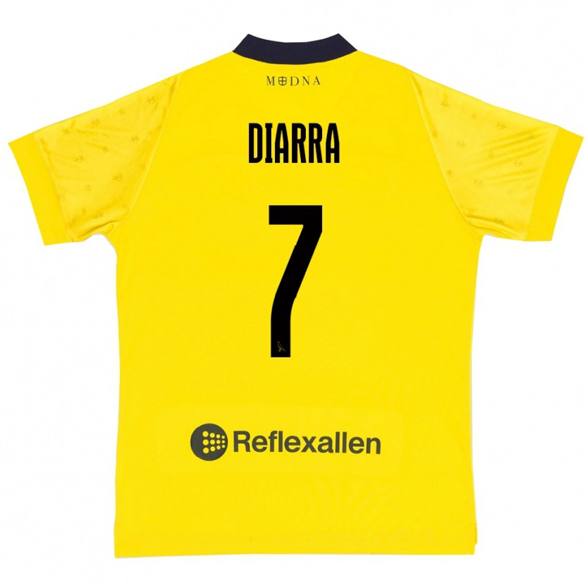 Danxen Damen Jordan Diarra #7 Gelb Marineblau Heimtrikot Trikot 2025/26 T-Shirt Schweiz