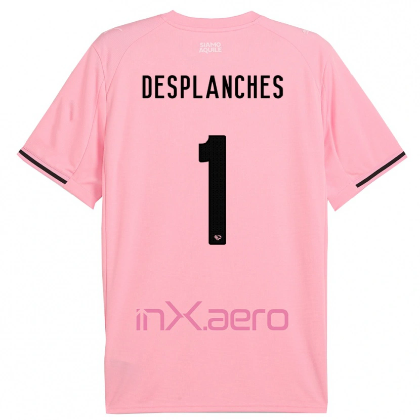 Danxen Damen Sebastiano Desplanches #1 Pink Schwarz Heimtrikot Trikot 2025/26 T-Shirt Schweiz