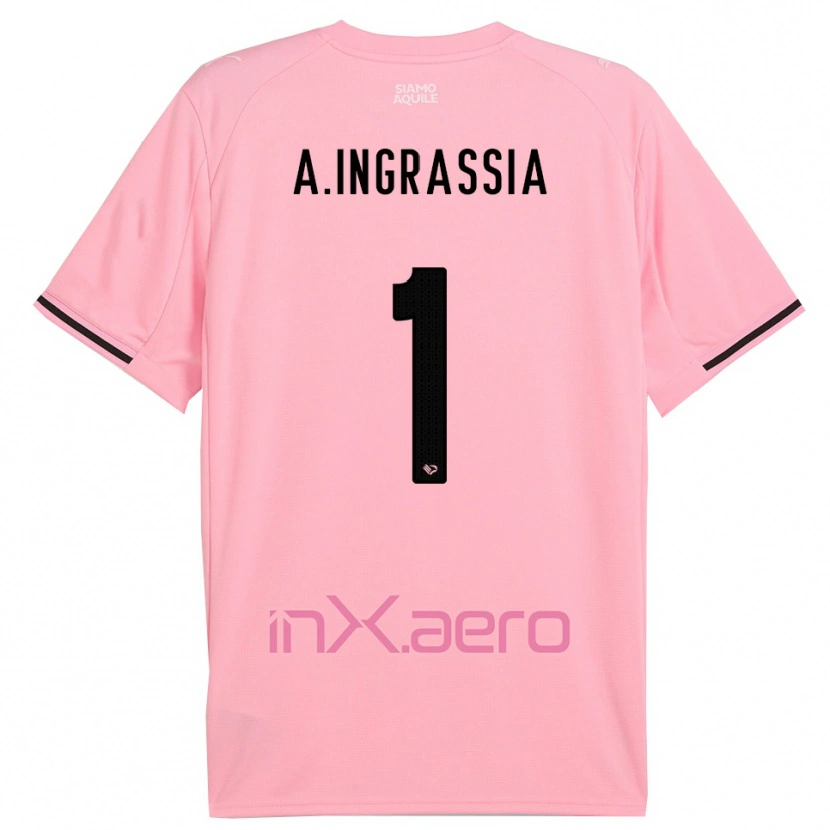 Danxen Damen Antonio Ingrassia #1 Pink Schwarz Heimtrikot Trikot 2025/26 T-Shirt Schweiz