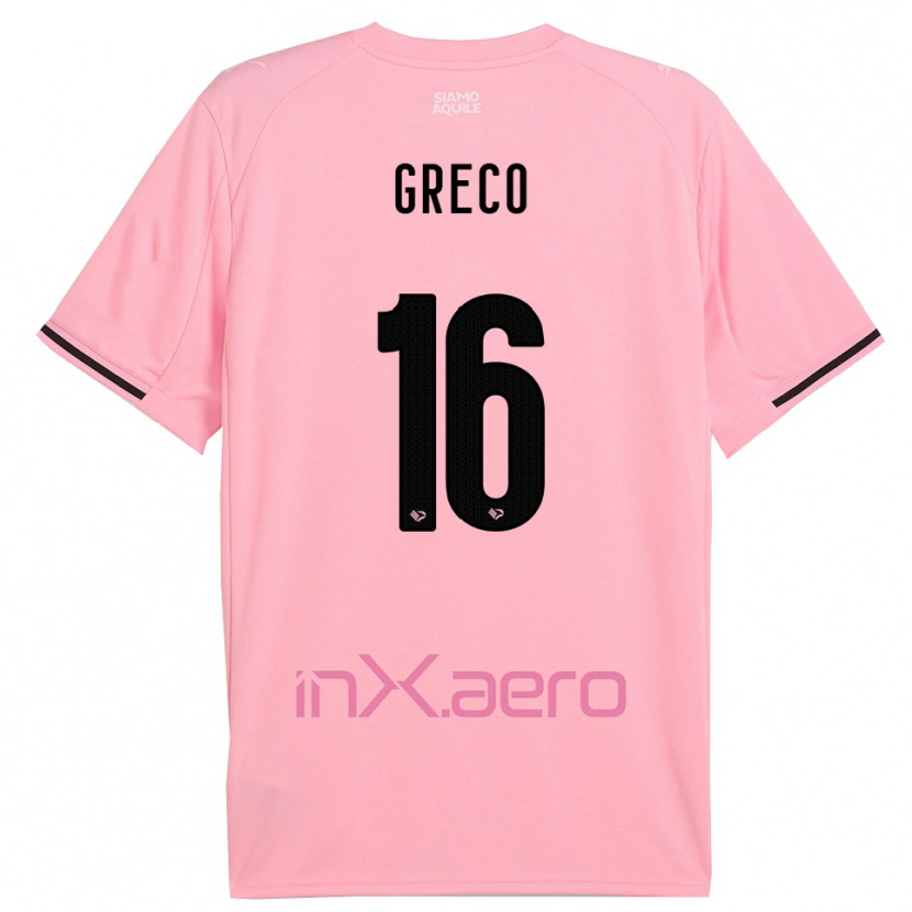 Danxen Damen Riccardo Greco #16 Pink Schwarz Heimtrikot Trikot 2025/26 T-Shirt Schweiz