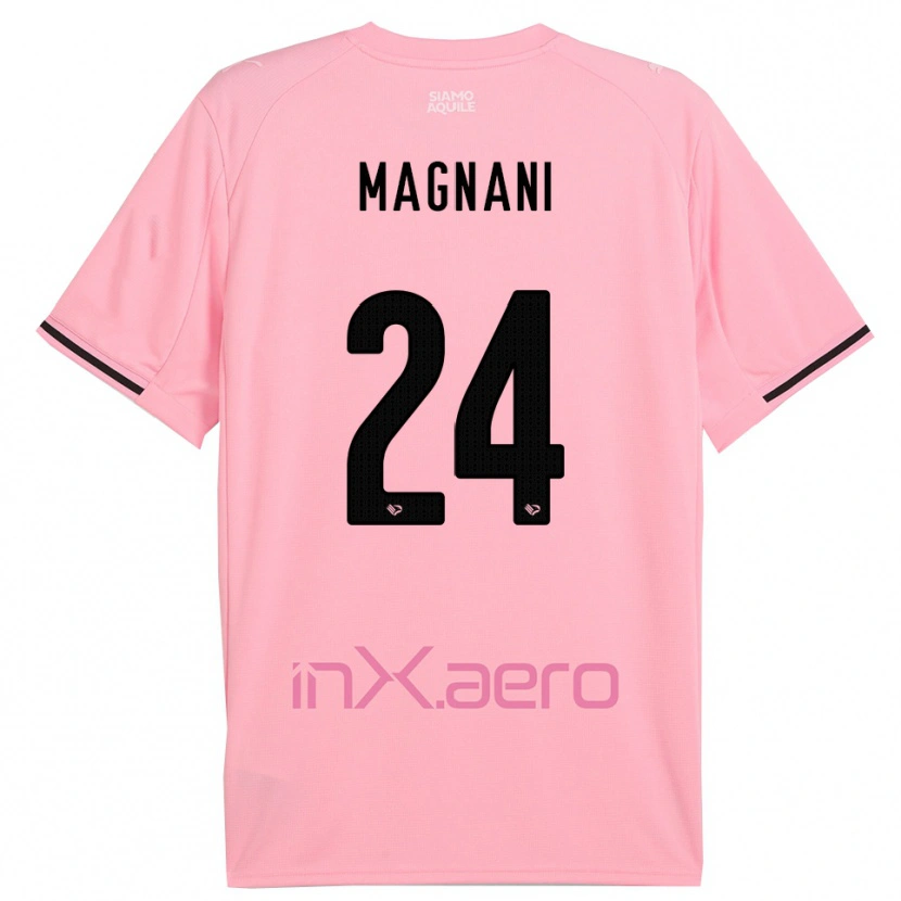 Danxen Damen Giangiacomo Magnani #24 Pink Schwarz Heimtrikot Trikot 2025/26 T-Shirt Schweiz