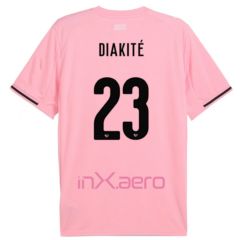 Danxen Damen Salim Diakité #23 Pink Schwarz Heimtrikot Trikot 2025/26 T-Shirt Schweiz