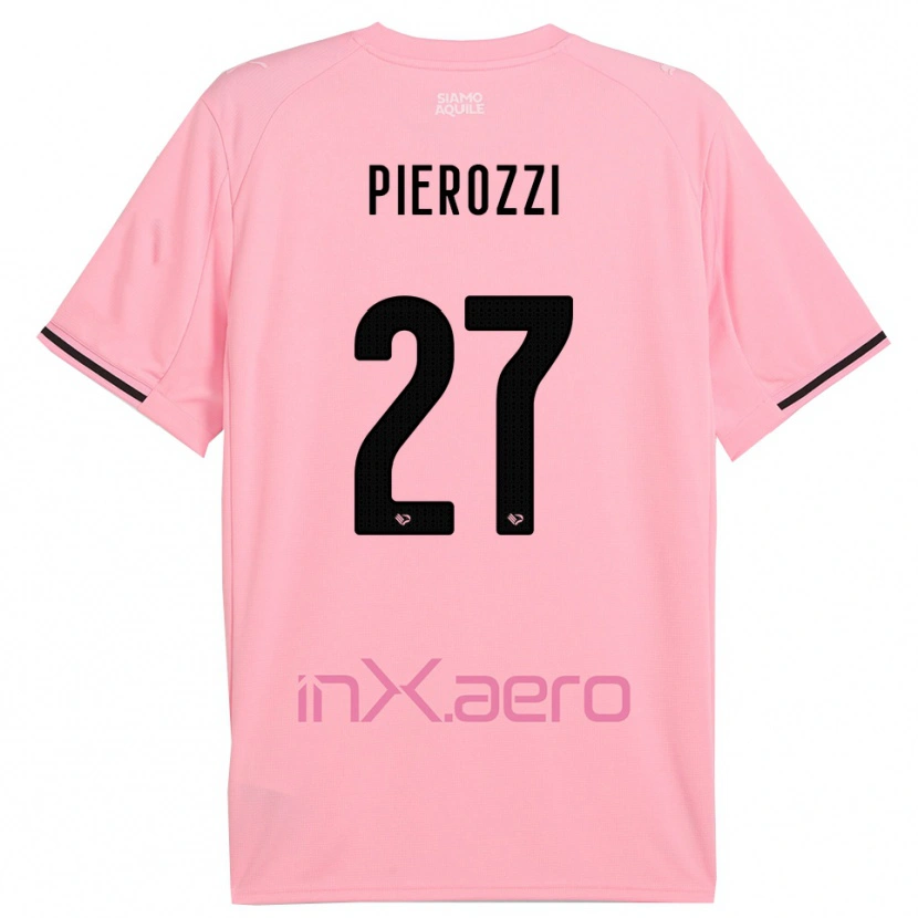 Danxen Damen Niccolò Pierozzi #27 Pink Schwarz Heimtrikot Trikot 2025/26 T-Shirt Schweiz
