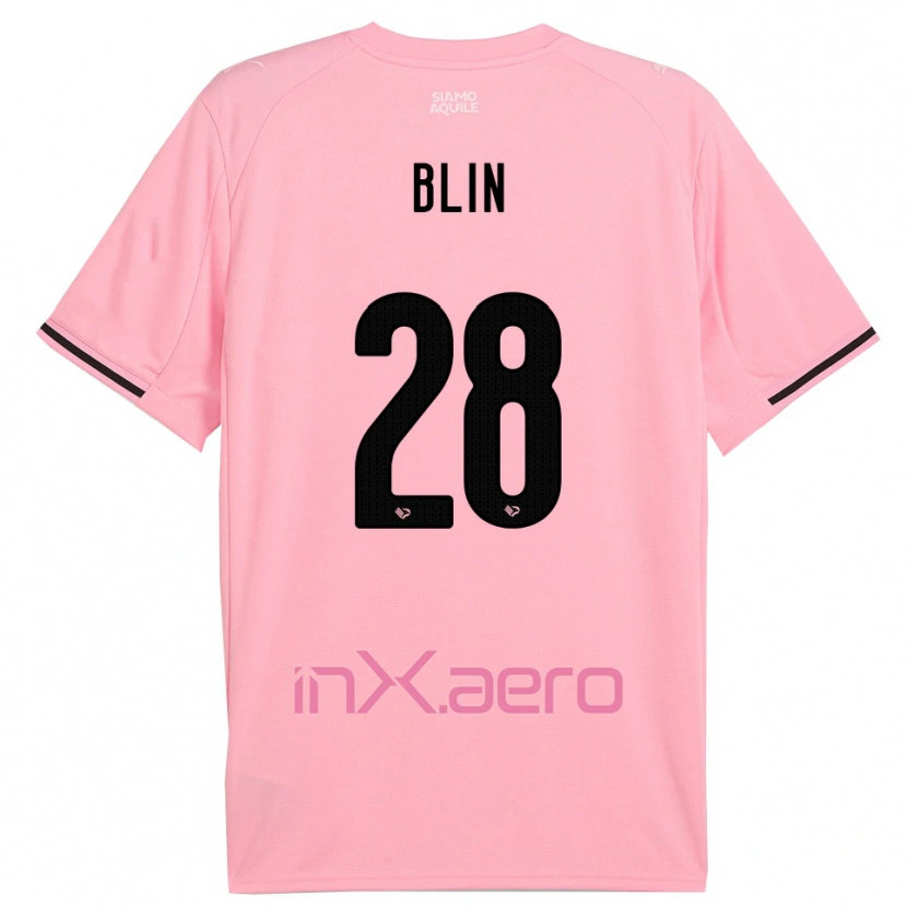 Danxen Damen Alexis Blin #28 Pink Schwarz Heimtrikot Trikot 2025/26 T-Shirt Schweiz