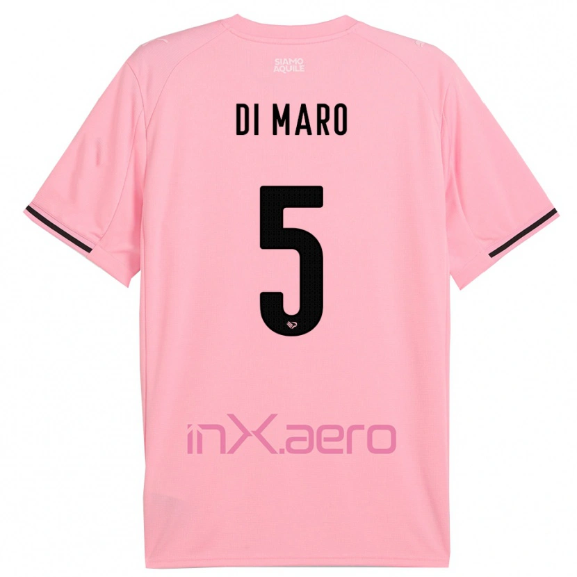Danxen Damen Filippo Di Maro #5 Pink Schwarz Heimtrikot Trikot 2025/26 T-Shirt Schweiz