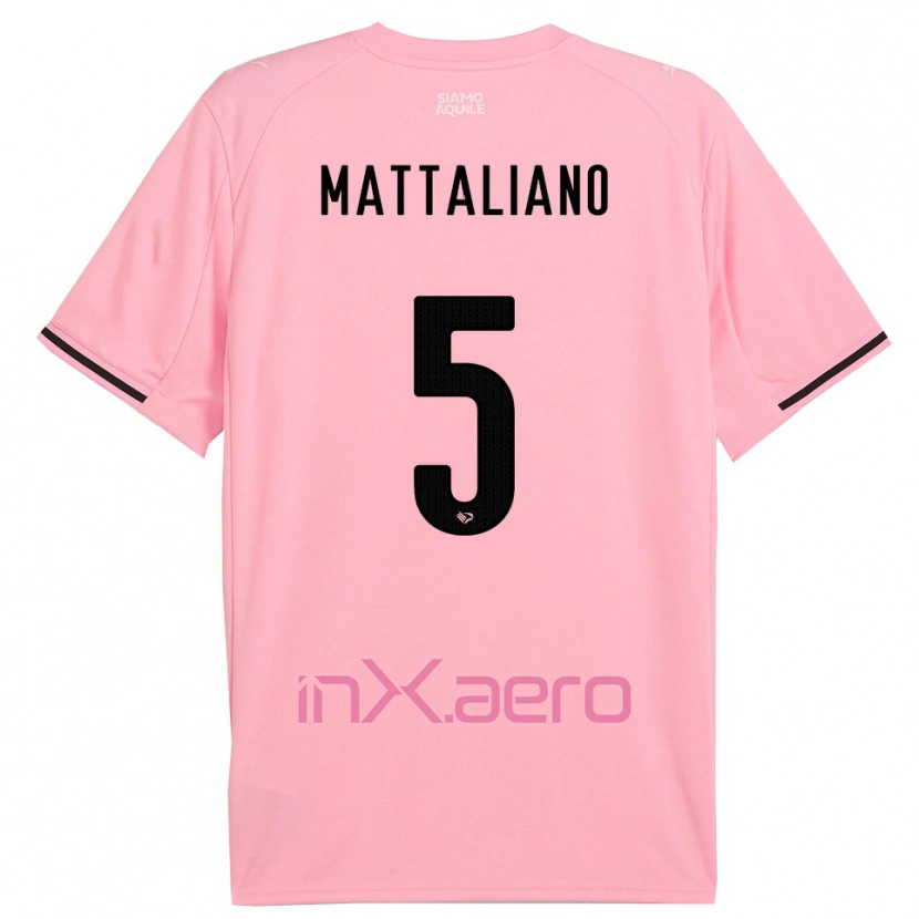 Danxen Damen Cristian Mattaliano #5 Pink Schwarz Heimtrikot Trikot 2025/26 T-Shirt Schweiz