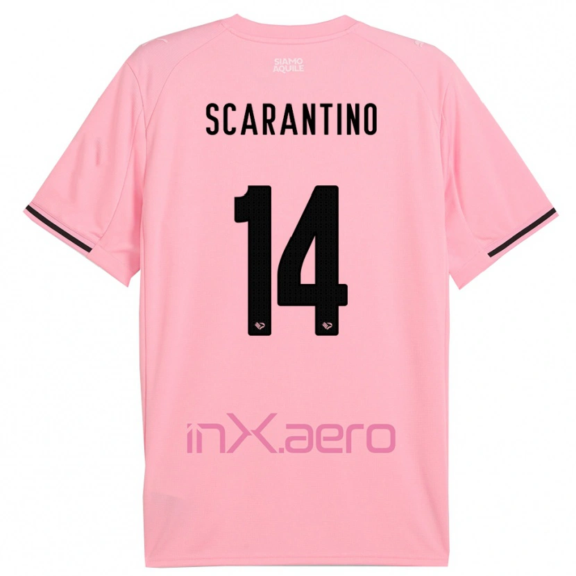 Danxen Damen Giorgio Scarantino #14 Pink Schwarz Heimtrikot Trikot 2025/26 T-Shirt Schweiz